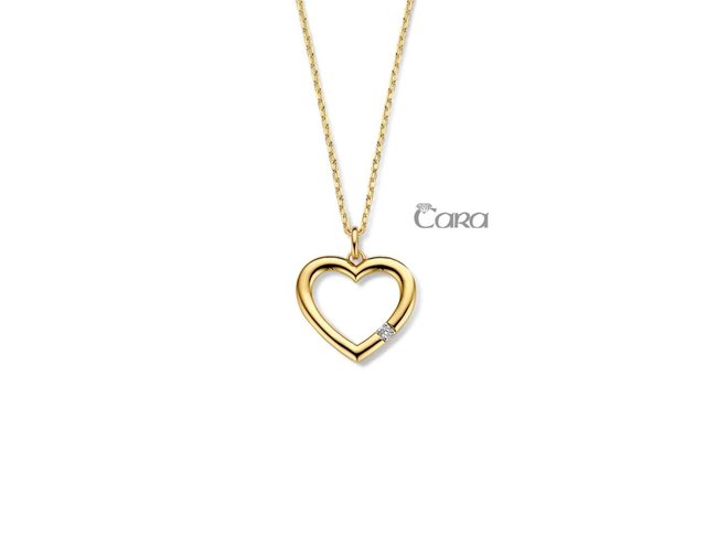 hanger briljant - goud | CARA