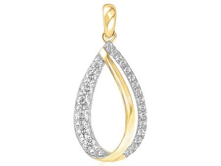 hanger briljant - goud | J&A Collectie