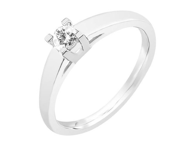 Ring - goud 18 kt met briljant | J&A Collectie