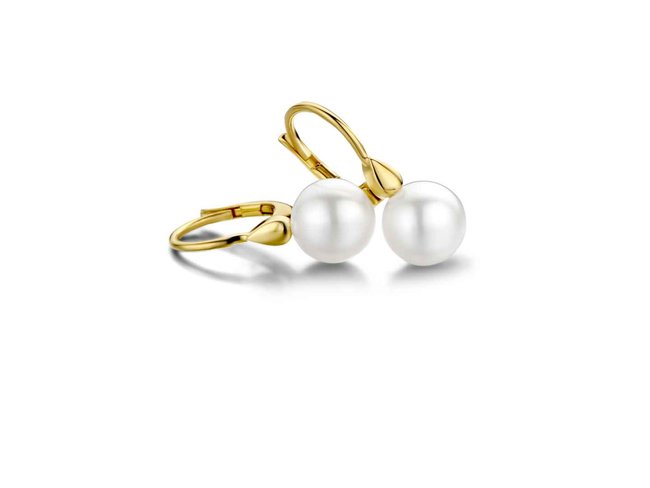oorring parel - goud | Taste of Luxury