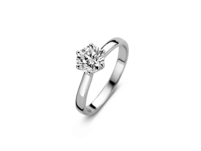 Ring - goud 18 kt met briljant | Bloch & co