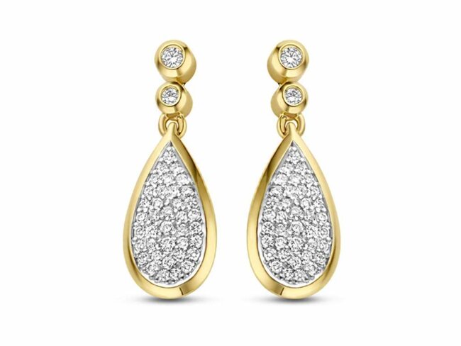 oorring briljant - goud | You & Me