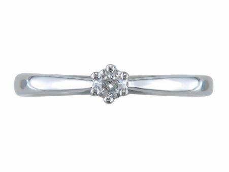 Ring - goud 18 kt met briljant | J&A Collectie