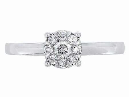 Ring - goud 18 kt met briljant | J&A Collectie