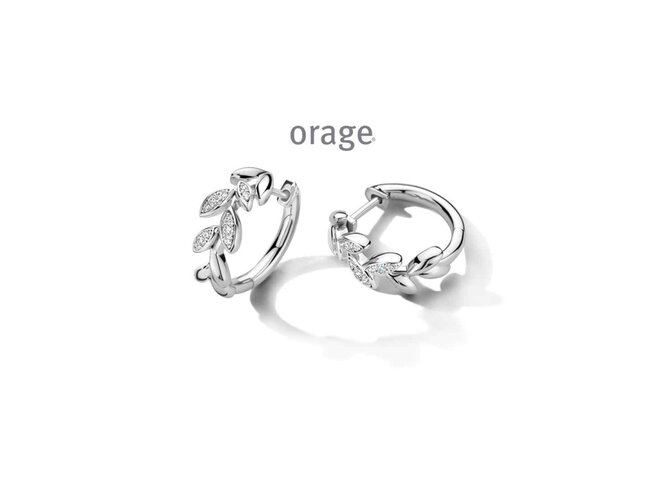 oorring creolen - zilver | Orage