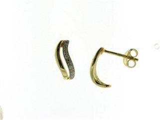 oorring briljant - goud | Taste of Luxury