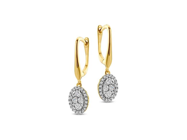 oorring briljant - goud | Taste of Luxury