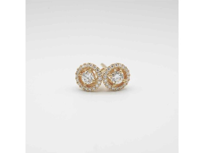 oorring briljant - goud | Femme Adoree