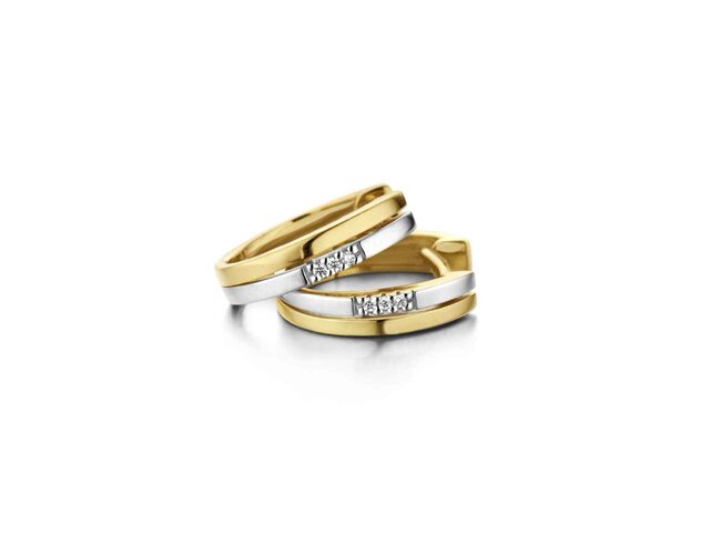 oorring briljant - goud | Taste of Luxury