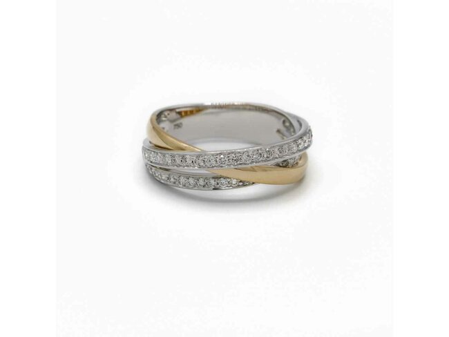 ring briljant - goud | Femme Adoree