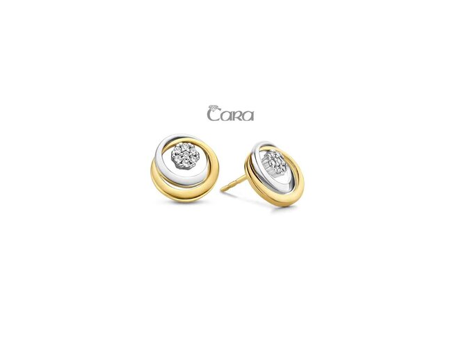 Ring Zirkonium - goud | CARA