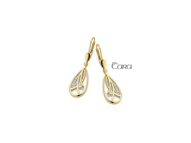 Ring Zirkonium - goud | CARA