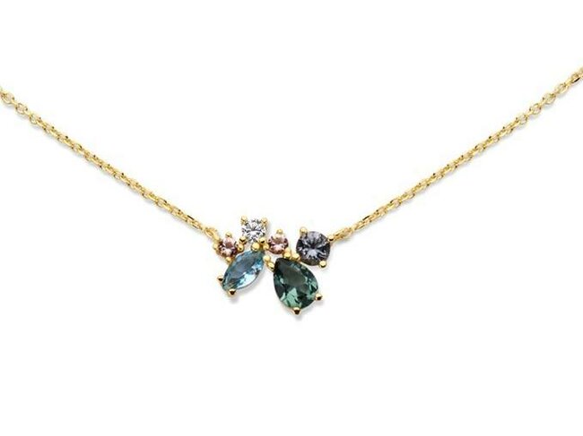 collier zirconium - goud | You & Me
