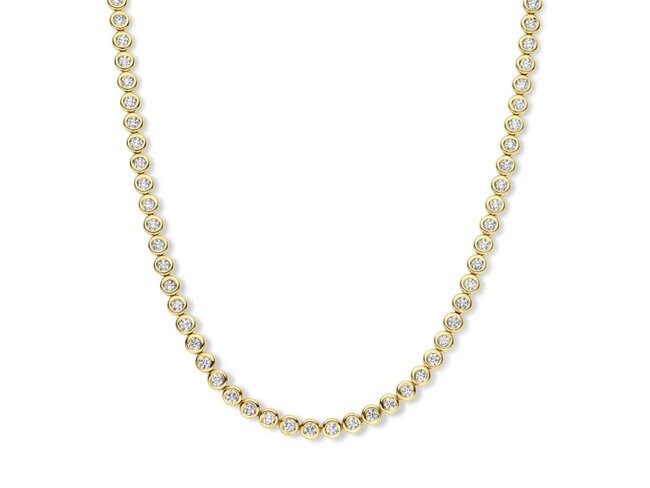 collier briljant - goud 18 kt met briljant | Taste of Luxury