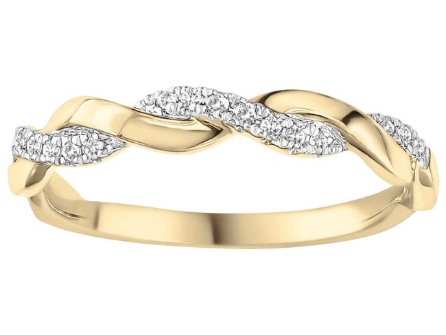 Trouwring briljant - goud 18 kt met briljant | J&A Collectie