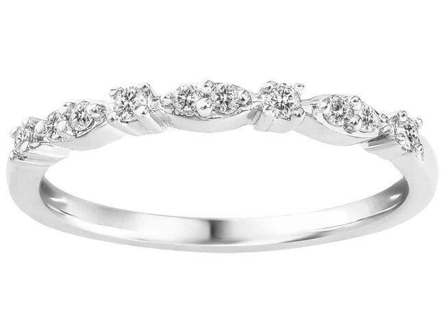 Trouwring briljant - goud 18 kt met briljant | J&A Collectie