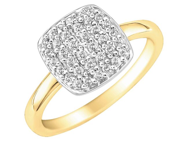 Ring - goud 18 kt met briljant | J&A Collectie
