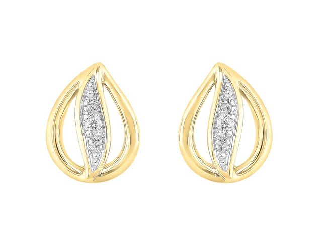 oorring briljant - goud 18 kt met briljant | J&A Collectie