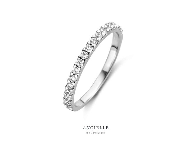 Ring Zirkonium - goud | Aucielle