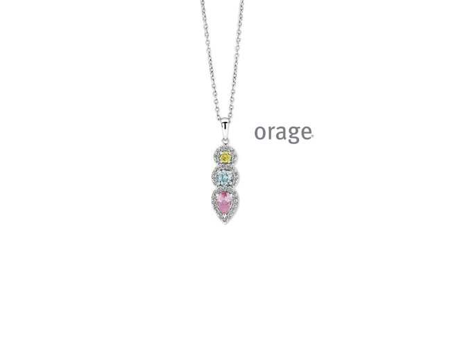 Ketting - zilver | Orage