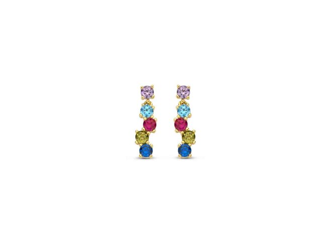 oorring - zilver | Naiomy
