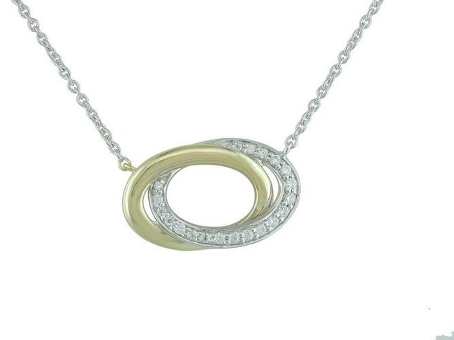 collier briljant - goud | J&A Collectie