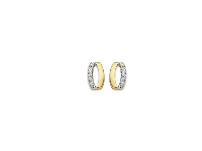 oorring briljant - goud | Taste of Luxury