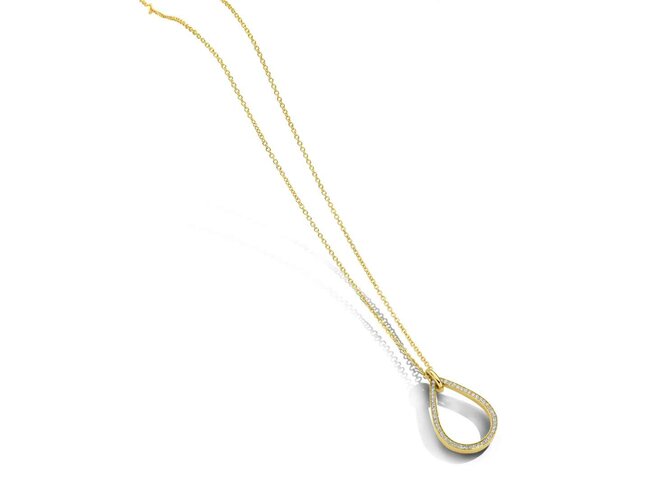 collier briljant - goud | Elegance