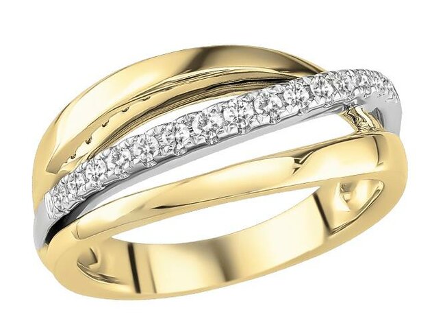ring briljant - goud | J&A Collectie