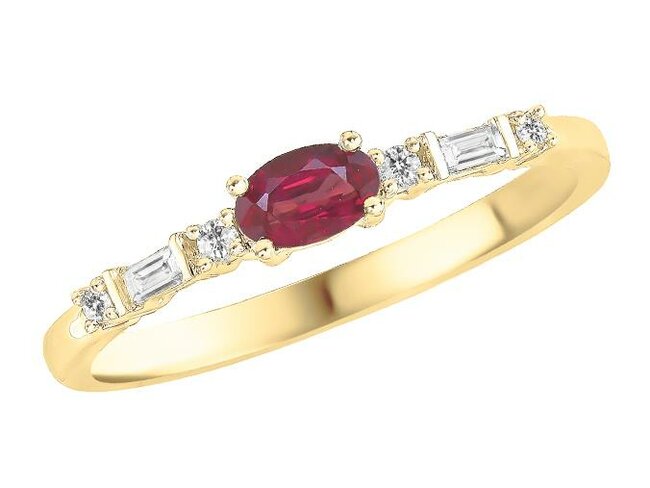 ring briljant - goud | J&A Collectie