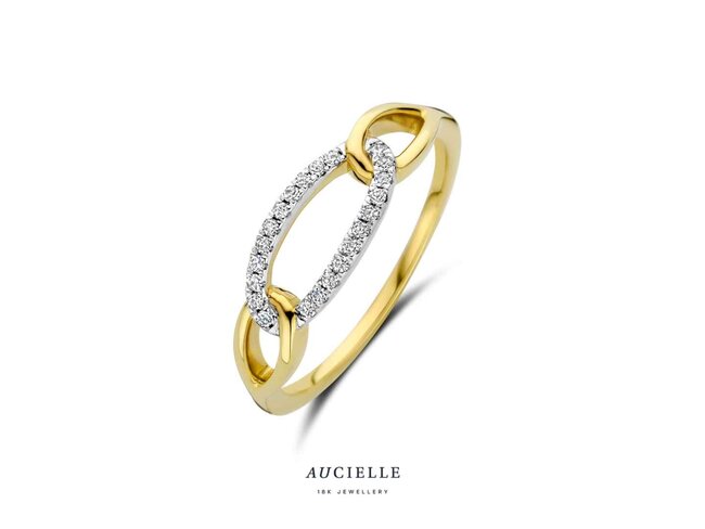 ring briljant - goud | Aucielle