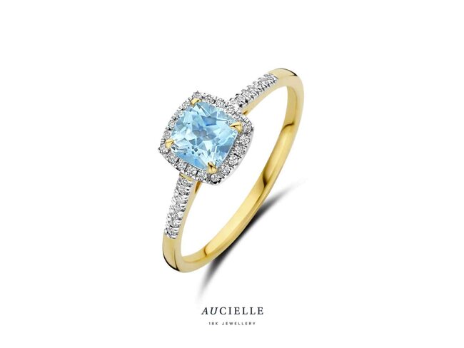 ring briljant - goud | Aucielle