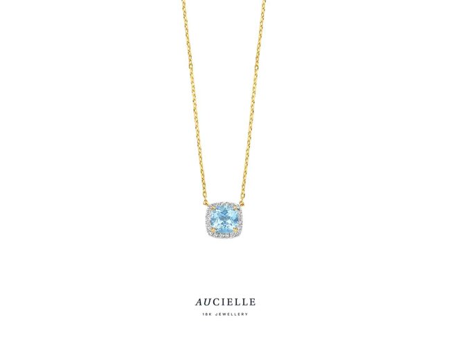 collier briljant - goud | Aucielle
