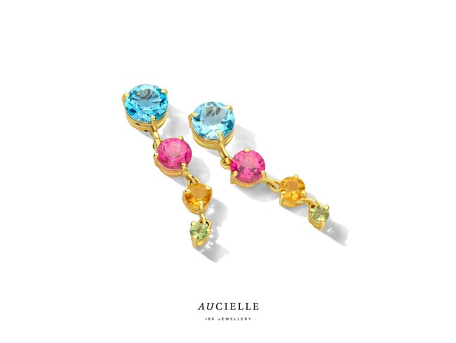 oorring - goud | Aucielle