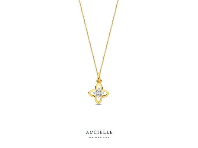 collier briljant - goud | Aucielle