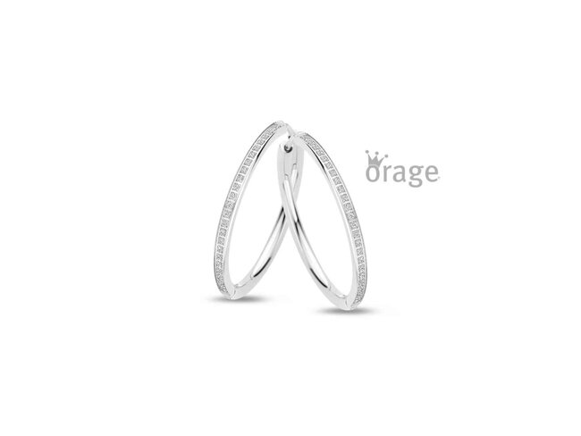 oorring creolen - staal | Orage Kids
