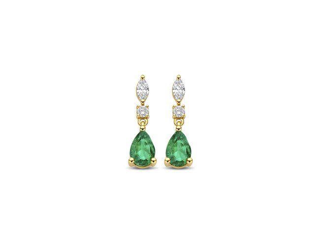 oorring briljant - goud 18 kt met briljant | Taste of Luxury