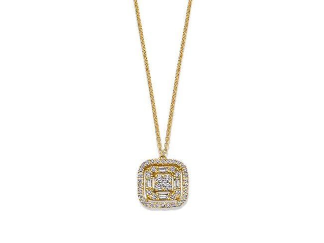 collier briljant - goud 18 kt met briljant | Taste of Luxury