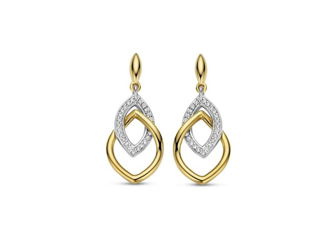 oorring briljant - goud 18 kt met briljant | Taste of Luxury