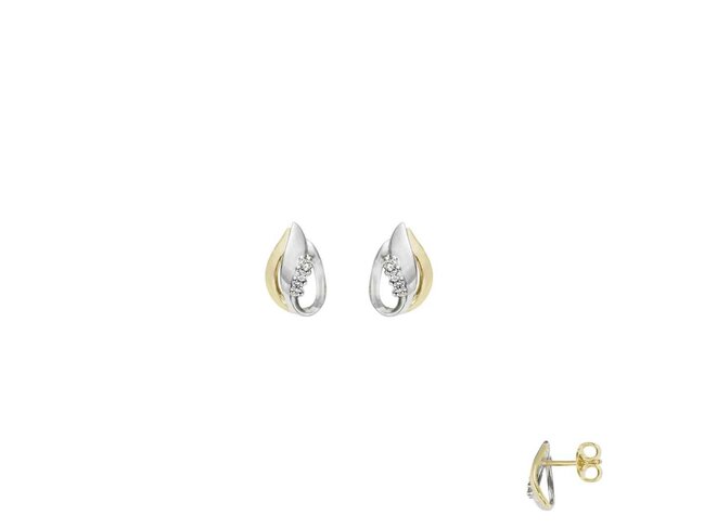oorring briljant - goud 18 kt met briljant | Taste of Luxury