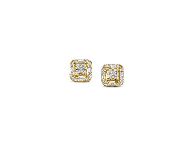 oorring briljant - goud 18 kt met briljant | Taste of Luxury
