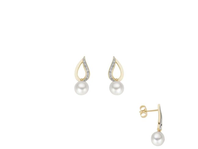 oorring briljant - goud 18 kt met briljant | Taste of Luxury