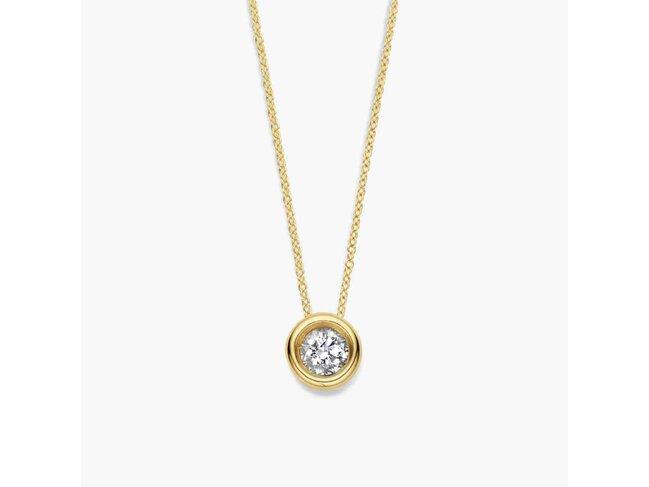 collier briljant - goud 18 kt met briljant | Taste of Luxury