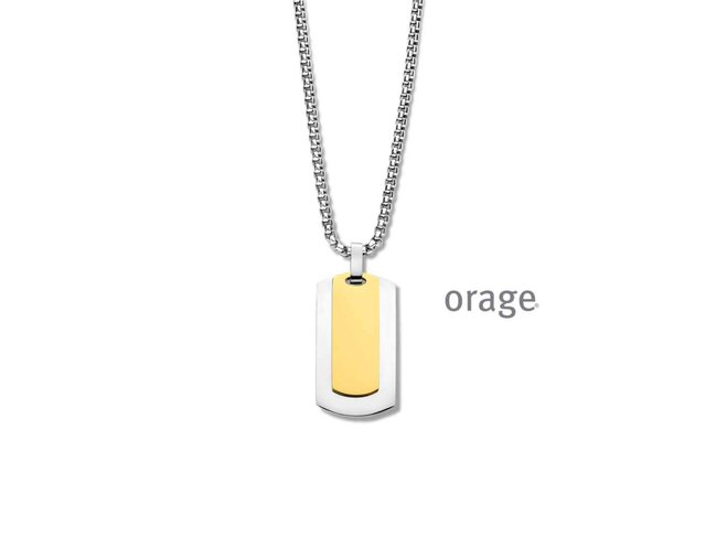 Heren ketting - staal | Orage