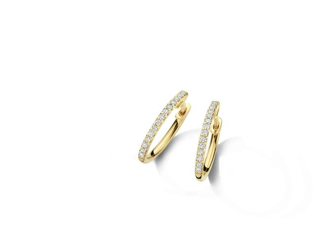 oorring briljant - goud | Elegance