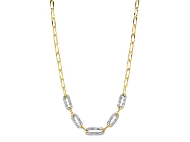 Ketting - vermeille (verguld zilver) | Silverrose