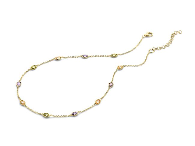 Ketting - vermeille (verguld zilver) | Silverrose