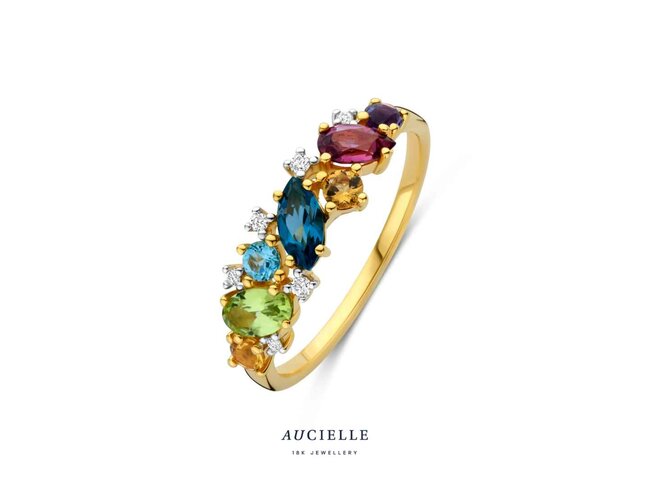 ring briljant - goud | Aucielle