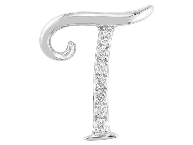 hanger briljant - goud 18 kt met briljant | J&A Collectie