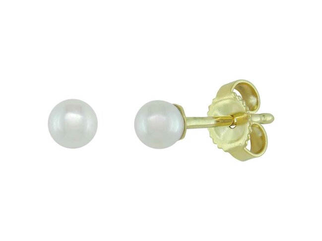 oorring parel - goud | J&A Collectie